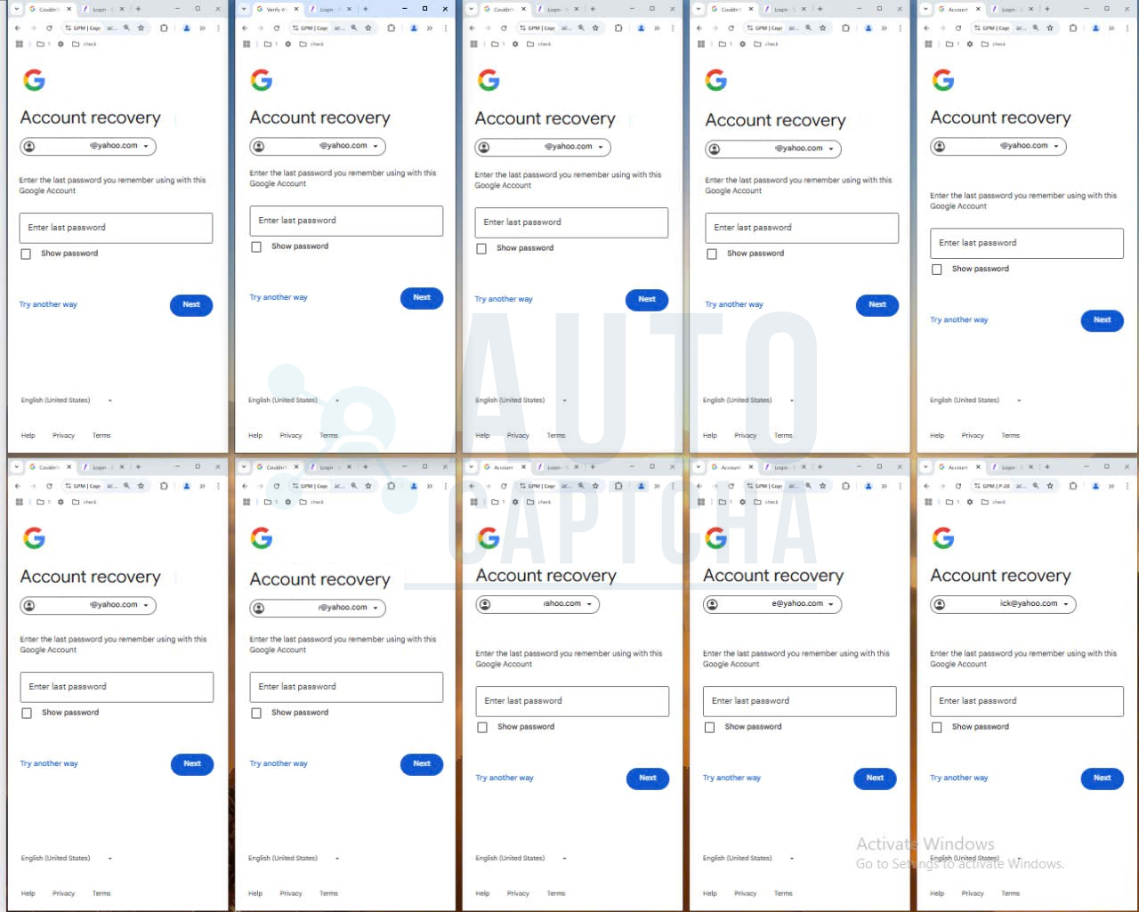 Ứng dụng thực tế của Giải Captcha Enterprise - Google Account Ứng dụng thực tế của Giải Captcha Enterprise - Google Account