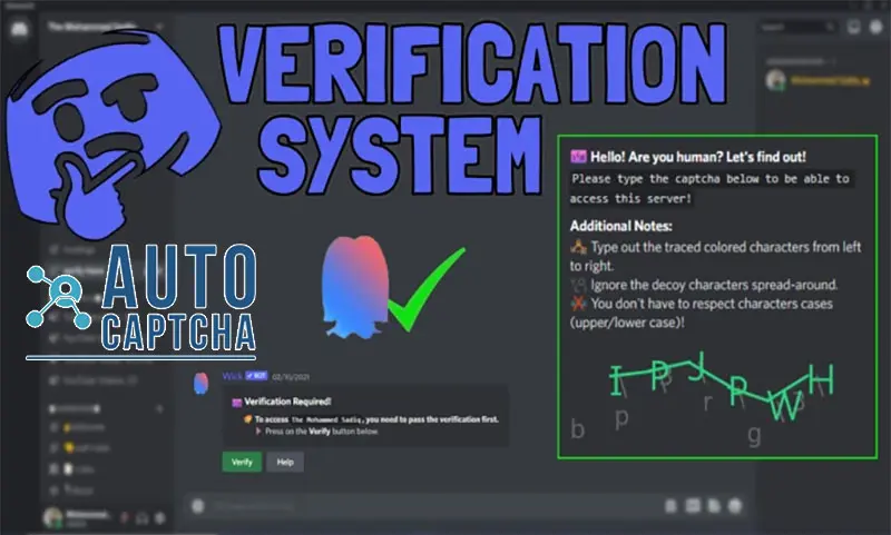 Giải Captcha loại Image To Text của Discord Giải Captcha loại Image To Text của Discord
