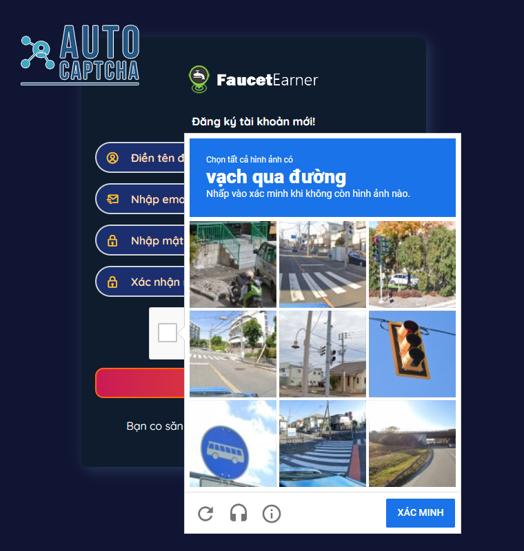 giải recaptcha v2 trên FaucetEarner giải recaptcha v2 trên FaucetEarner