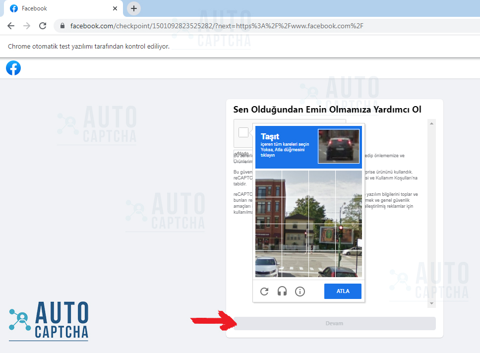 recaptcha v2 - facebook checkpoint recaptcha v2 - facebook checkpoint