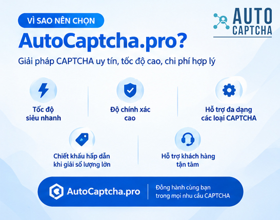 Autocaptcha - Dịch vụ Giải Captcha uy tín Autocaptcha - Dịch vụ Giải Captcha uy tín