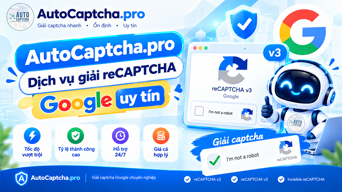 Dịch vụ Giải reCaptcha