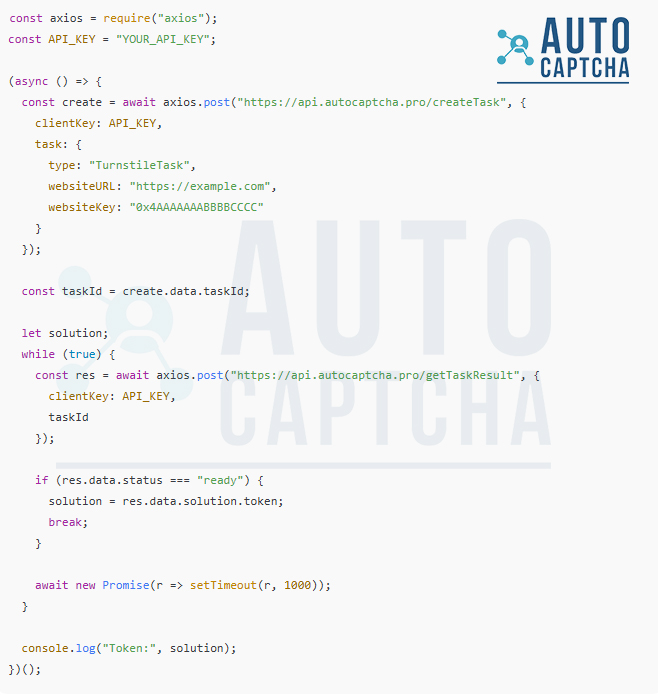 í dụ Giải Captcha sử dụng NodeJS